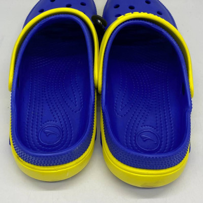 Крокси чоловічі Luckline ЄВА кроксы мужские пенка , стильные кроксы мужские жовто-блакитні