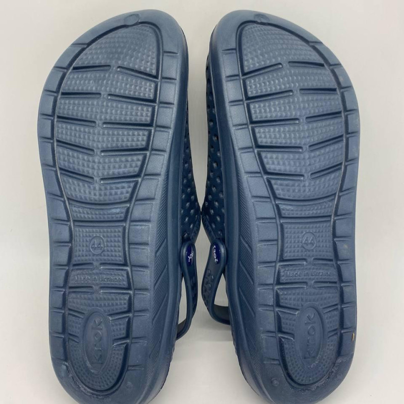 Крокси мужские EVA, крокси чоловічі сині, шлёпки мужские Krok