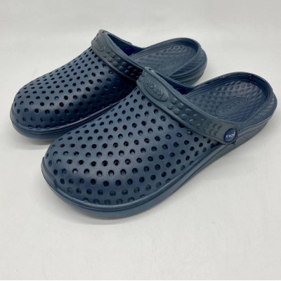 Крокси мужские EVA, крокси чоловічі сині, шлёпки мужские Krok