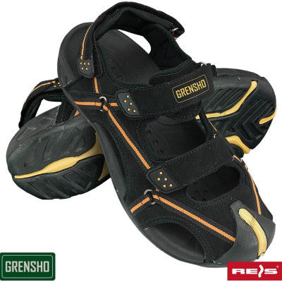 Сандали похідні GRENSHO, закритий носок, арт. BKSBREAK BP , кроксі соланці
