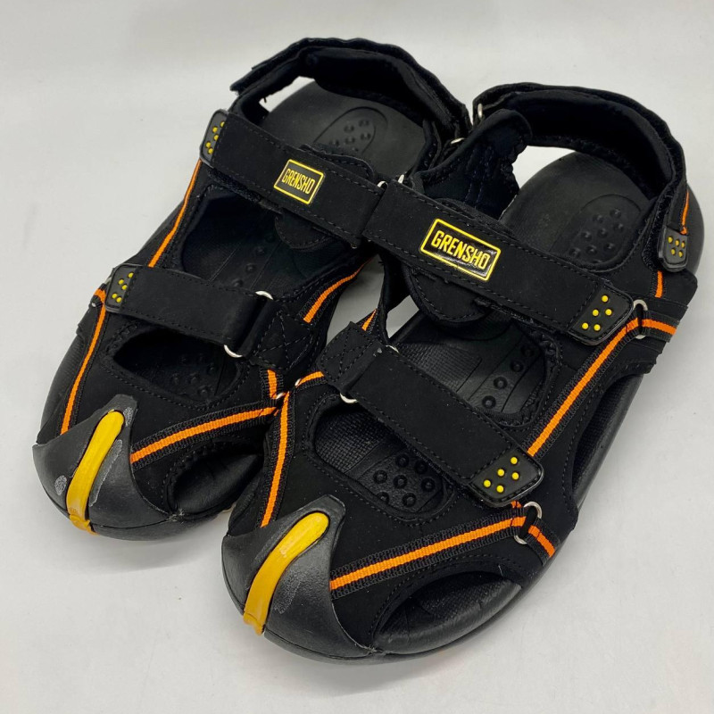 Сандали похідні GRENSHO, закритий носок, арт. BKSBREAK BP , кроксі соланці