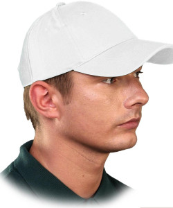 Кепка блайзер, колір білий, тканину бавовни 100%, арт. 