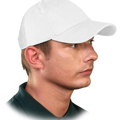 Кепка блайзер, колір білий, тканину бавовни 100%, арт. 