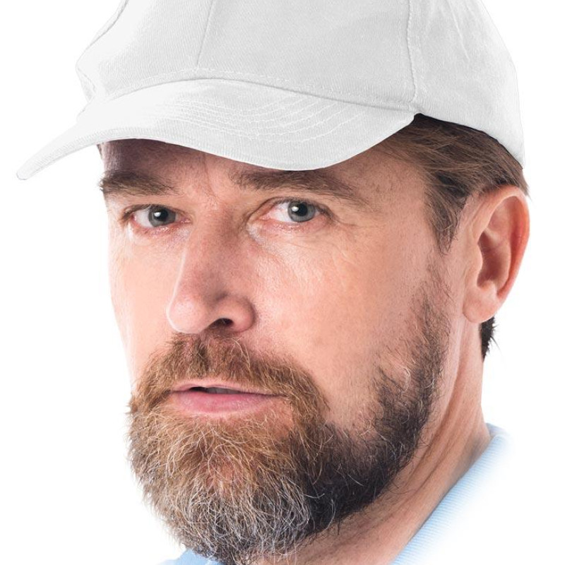 Кепка блайзер, колір білий, тканину бавовни 100%, арт. 