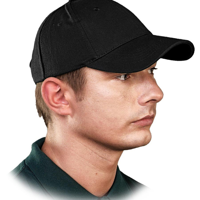 Кепка блайзер, колір чорний, тканина бавовна 100% , арт. «Євро-Люкс»