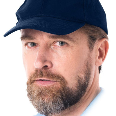 Кепка блайзер, колір темно синій, тканина бавовна 100% , арт. «Євро-Люкс»