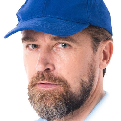 Кепка блайзер, колір темно синій, тканина бавовна 100% , арт. «Євро-Люкс»