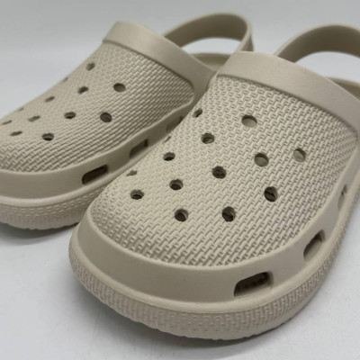 Крокси жіночі, колір бежевий, крокси пінка ЕВА кроксі жиночої бежеви