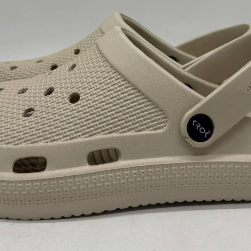 Крокси жіночі, колір бежевий, крокси пінка ЕВА кроксі жиночої бежеви