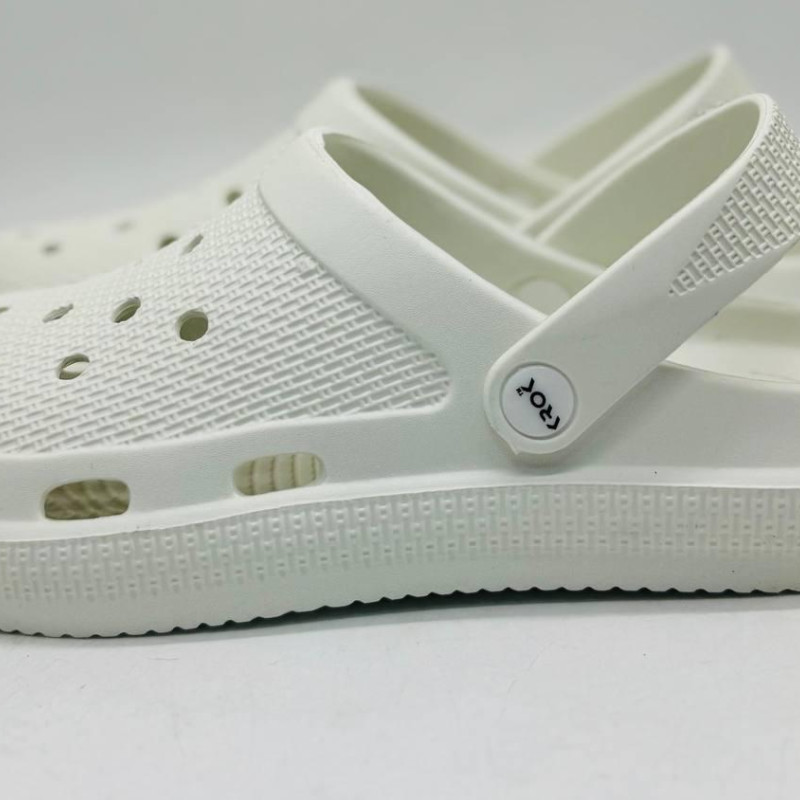 Кроксы женские, цвет белый, кроксы пенка ЭВА крокси жіночі білі