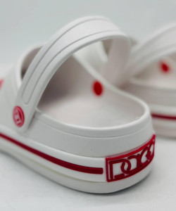 Сабо крокси жіночі піна білі DAGO