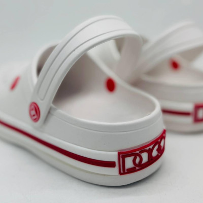 Сабо крокси жіночі піна білі DAGO