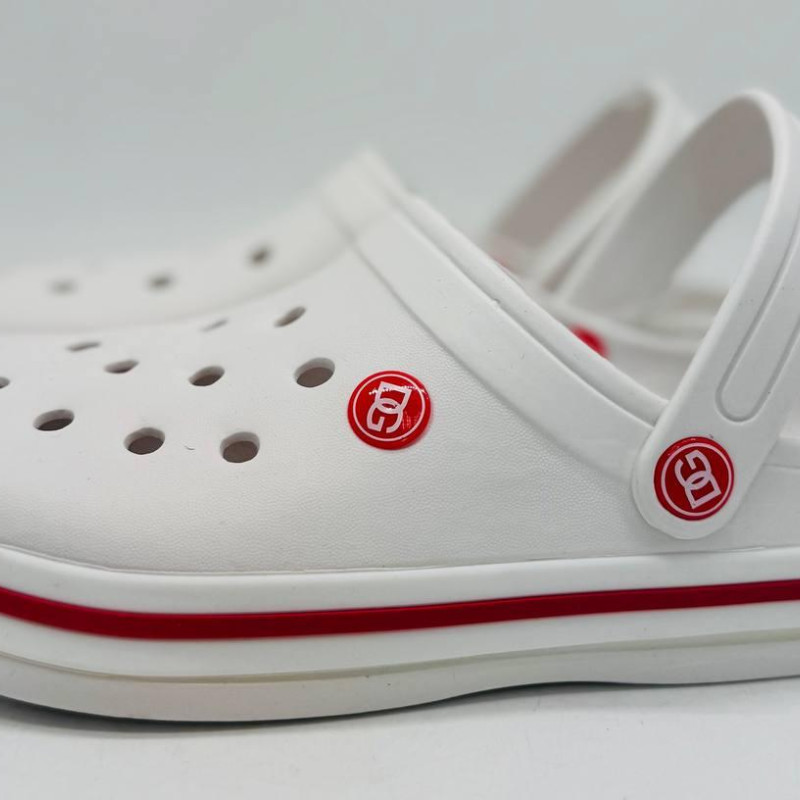 Сабо крокси жіночі піна білі DAGO