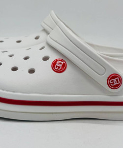 Сабо крокси жіночі піна білі DAGO