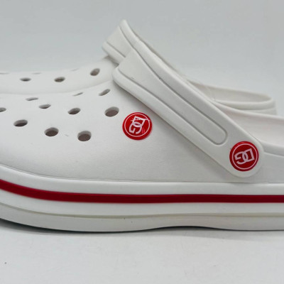 Сабо крокси жіночі піна білі DAGO