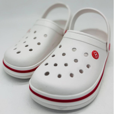 Сабо крокси жіночі піна білі DAGO