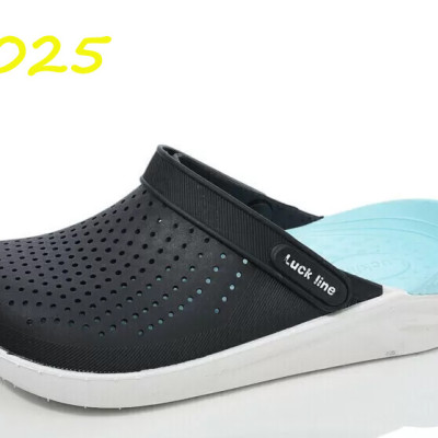 Крокси жіночі Luck line чорні  крокси жіночі чорні сілікон  , стильные кроксы женские черные, подошва пвх