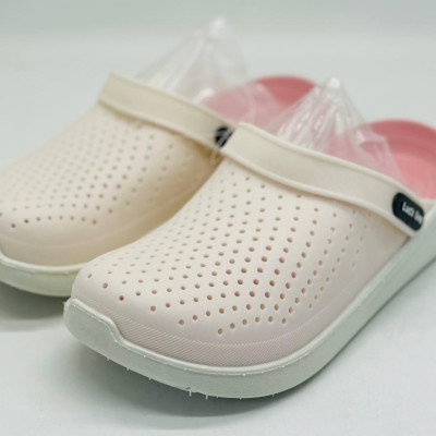 Крокси жіночі Luck line PINK, крокси жіночі рожеві сілікон  , стильные кроксы женские розовые, подошва пвх