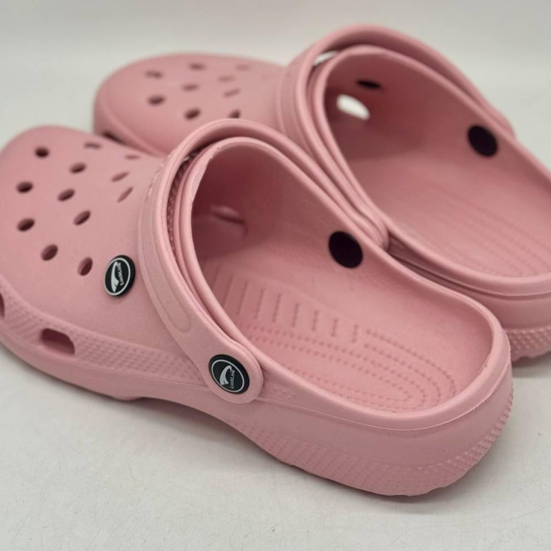 Крокси жіночі рожеві Luck Line , кроксы розовые женские