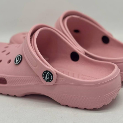Крокси жіночі рожеві Luck Line , кроксы розовые женские