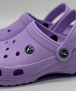 Крокси жіночі фіолетові Luck Line , кроксы фиолетовые женские