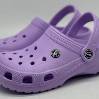 Крокси жіночі фіолетові Luck Line , кроксы фиолетовые женские