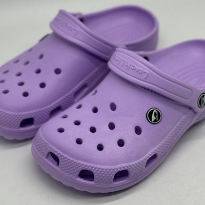 Крокси жіночі фіолетові Luck Line , кроксы фиолетовые женские