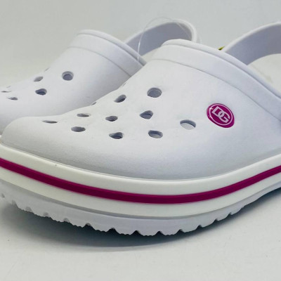 Кроки білі жіночі DAGO, колір білий, крокси пінка ЕВА крокси жіночі білі