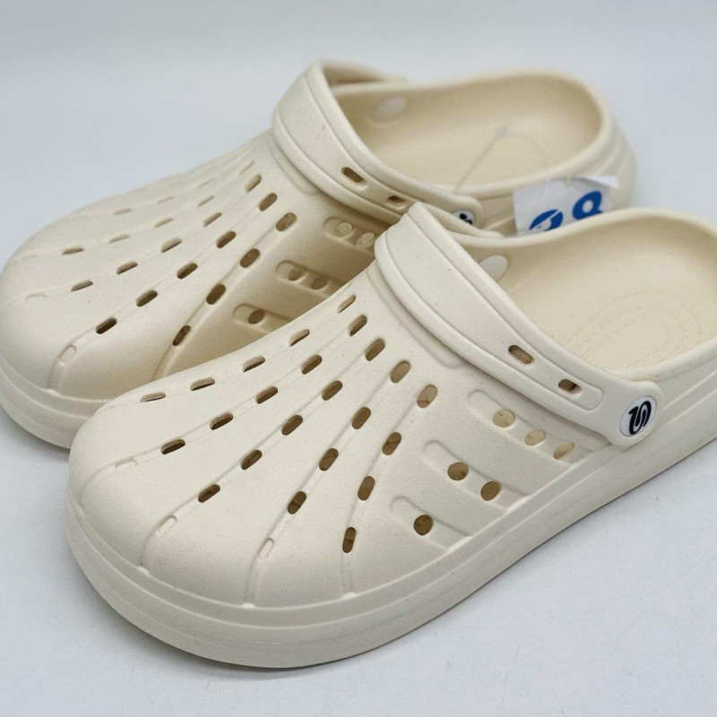 Крокси жіночі слонова кістка PROGRESS, крокси жіночі колір слонова кістка