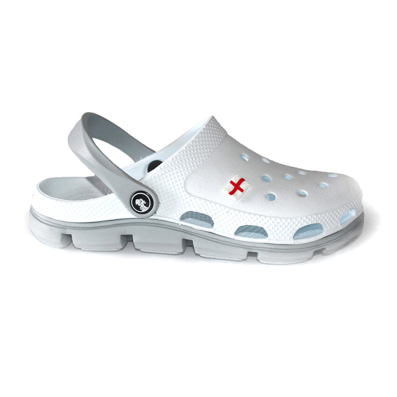 Крокси жіночі Jose Amorales колір білий, сланцы Кроксы женские белые