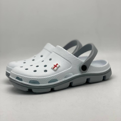 Крокси жіночі Jose Amorales колір білий, сланцы Кроксы женские белые