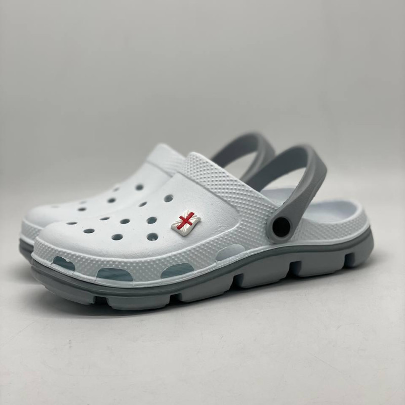 Крокси жіночі Jose Amorales колір білий, сланцы Кроксы женские белые