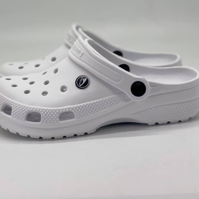 Крокси жіночі білі Luck Line , кроксы белые женские