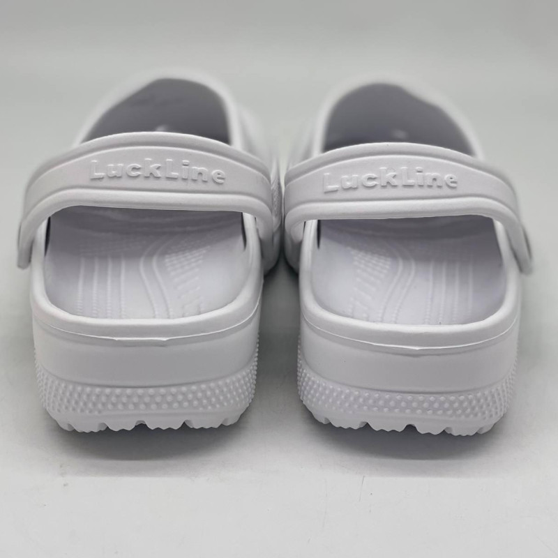 Крокси жіночі білі Luck Line , кроксы белые женские