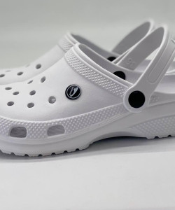 Крокси жіночі білі Luck Line , кроксы белые женские