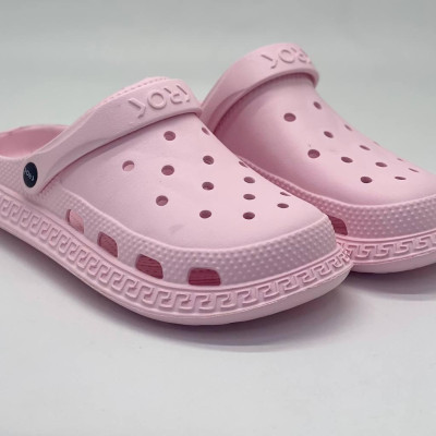 Кроки жіночі, колір розовий, крокси пінка ЕВА крокси жіночі рожеві