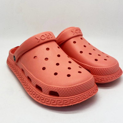 Кроки жіночі, колір темно рожевий(корал), крокси пінка.