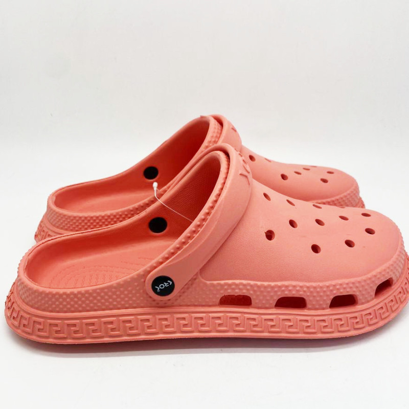 Кроки жіночі, колір темно рожевий(корал), крокси пінка.