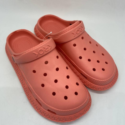 Кроки жіночі, колір темно рожевий(корал), крокси пінка.