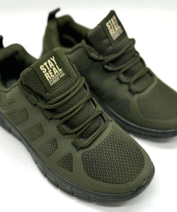 Кроссовки летние хаки (олива)  Мокасини чоловічі,
