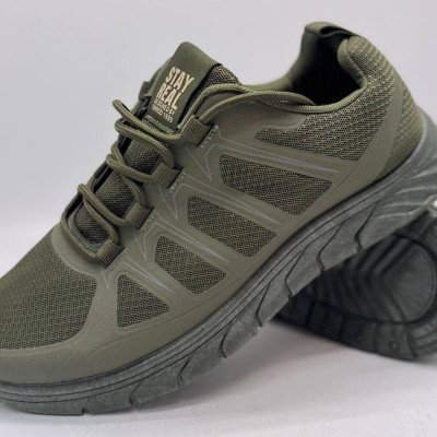 Кроссовки летние хаки (олива)  Мокасини чоловічі,