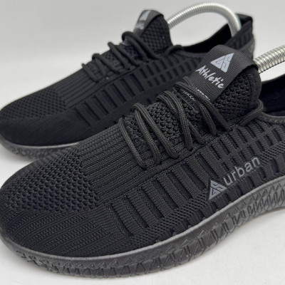 Кросівки літні хакі (чорні) Мокасині чоловічої GIRPANIS