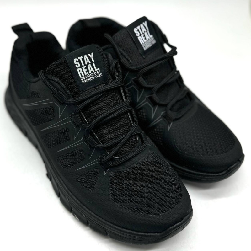 Кросівки літні чоловіч (колір ЧОРНИЙ) Мокасини (кросівки) чоловічі