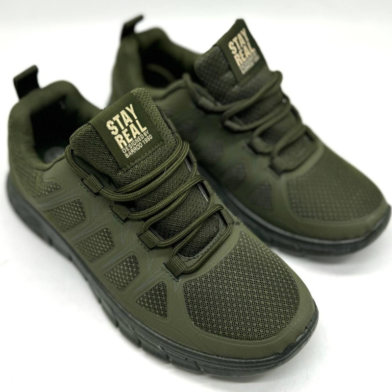 Кросівки літні хакі (олива) Мокасини чоловічі