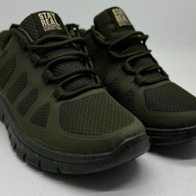 Кросівки літні хакі (олива) Мокасини чоловічі