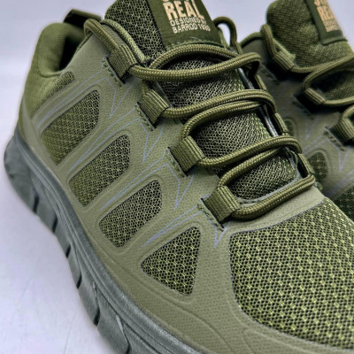 Кросівки літні хакі (олива) Мокасини чоловічі