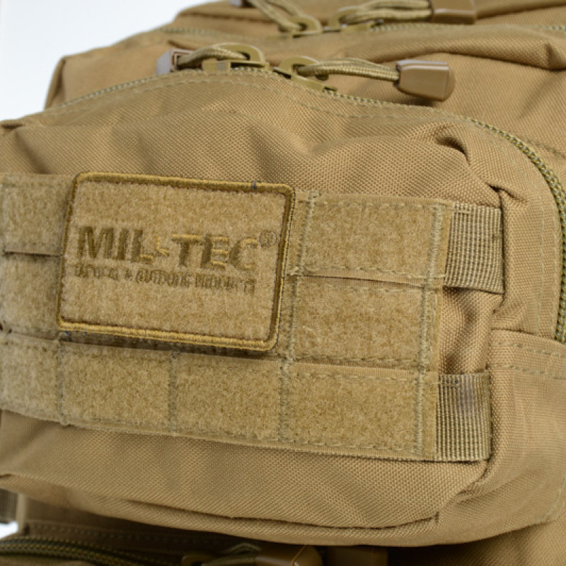 Рюкзак Mil-Tec тактичний, 20л US Assault Pack, колір койот (Розмер В42 х Ш20 x Г25 см)