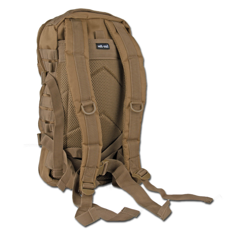 Рюкзак Mil-Tec тактичний, 20л US Assault Pack, колір койот (Розмер В42 х Ш20 x Г25 см)
