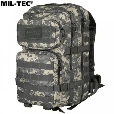 Рюкзак Mil-Tec тактичний ПІКСЕЛЬ, 36л MOLLE, US Asault Pack II AT-digital (Розмер В51 х Ш29 Г28 см)