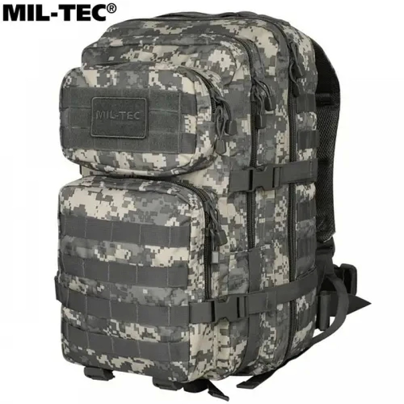 Рюкзак Mil-Tec тактичний ПІКСЕЛЬ, 36л MOLLE, US Asault Pack II AT-digital (Розмер В51 х Ш29 Г28 см)